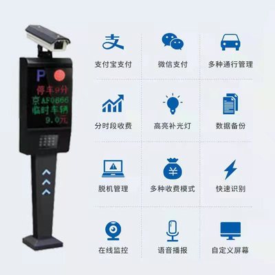 智能停车场管理系统 车牌识别与无人值守收费的融合应用